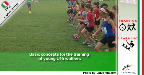 Basic concepts for the training  of young U16 walkers