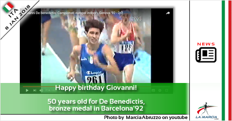 Happy birthday Giovanni! 50 years for De Benedictis, bronze medal in Barcelona'92
