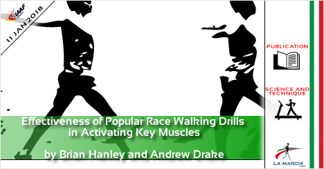 Effectiveness of Popular Race Walking Drills in Activating Key Muscles