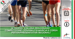Il 28 luglio gare giovanili di marcia e corsa al IX Trofeo Collina Dragonara