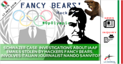 Caso Schwazer: indagine email rubate alla IAAF da hacker Fancy Bears coinvolge il giornalista Nando Sanvito?