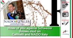 Il complotto bufala contro Schwazer getta fango su Gallitelli e NADO Italia